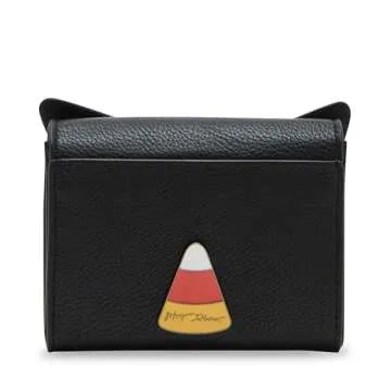 Betsey Johnson Black Cat Bifold Wallet
