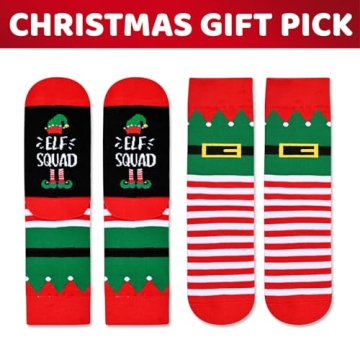 HAPPYPOP Elf Socks - Perfect Kids Christmas Gifts