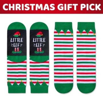 HAPPYPOP Elf Socks - Perfect Kids Christmas Gifts