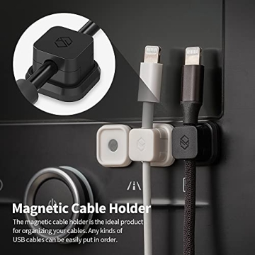 Sinjimoru Magnetic Cable Clips for Efficient Cable Management