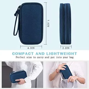 FYY Electronic Organizer, Travel Cable Organizer Bag Pouch Accessories Carry Case Portable Waterproo...