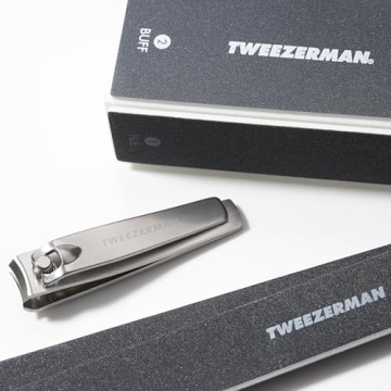 Tweezerman Black Manicure Kit with Clipper and Files