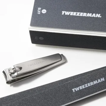 Tweezerman Black Manicure Kit with Clipper and Files