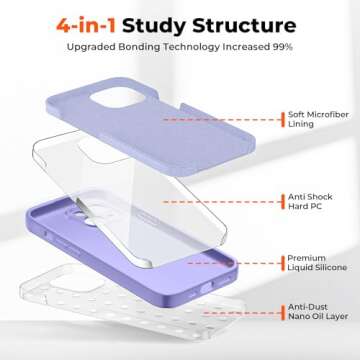 SUPFINE iPhone 13 Liquid Silicone Case for All