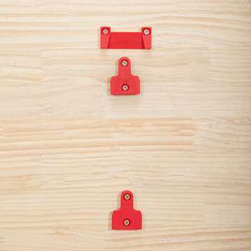 Crtbelfy Mounting Feet Compatible for Milwaukee Packout Half Case, Tool Case Box Wall Mount Hanging ...