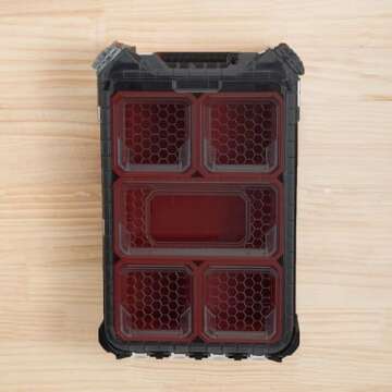 Crtbelfy Mounting Feet Compatible for Milwaukee Packout Half Case, Tool Case Box Wall Mount Hanging Cleats (1+2 Pcs)