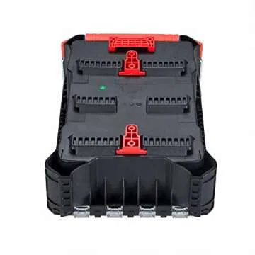 Crtbelfy Mounting Feet Compatible for Milwaukee Packout Half Case, Tool Case Box Wall Mount Hanging Cleats (1+2 Pcs)