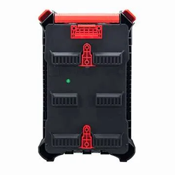 Crtbelfy Mounting Feet Compatible for Milwaukee Packout Half Case, Tool Case Box Wall Mount Hanging Cleats (1+2 Pcs)