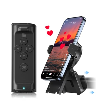 JIMZOO Bluetooth Remote for TikTok & Kindle - Phone Holder