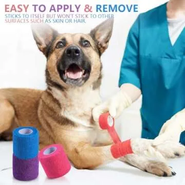 KISEER Self-Adhesive Bandage Wrap - 15 Pack - Versatile