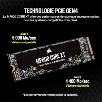 Corsair MP600 1TB NVMe SSD – 5000MB/s Performance