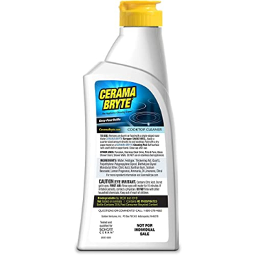 Cerama Bryte Cooktop Cleaner - Ultimate 6 Piece Cleaning Kit