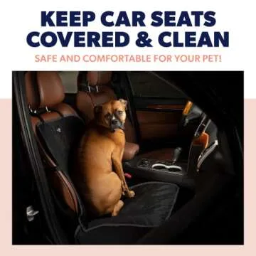 Active Pets Dog Car Seat Cover, Waterproof Front Seat Protector for SUV Truck Sedan, Pet Safety Trav...