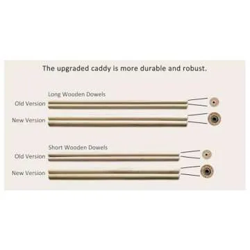 Hanfetch Large Yarn Storage Organizer for Skeins, Crochet Hooks, Knitting Needles & Accessories - Easy Assembly (Flower-Blue1)