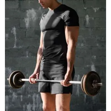 Aolesy Men's Gym Shorts 5 Inch Quick Dry Workout Running Shorts with Zipper Pockets Lightweight Sports Athletic Shorts for Men Black