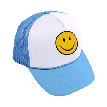 lycycse Smile Face Trucker Hat for All Ages