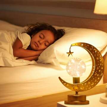 DECORKEY Moon Lamp for Ramadan and Eid Home Decor