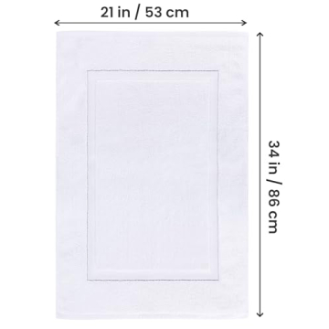 Utopia Cotton Bath Mats – Highly Absorbent & Washable