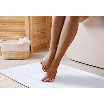 Utopia Cotton Bath Mats – Highly Absorbent & Washable