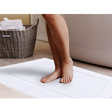 Utopia Cotton Bath Mats – Highly Absorbent & Washable