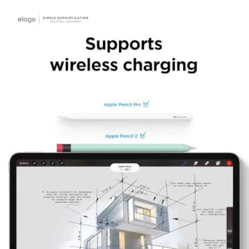 elago Compatible with Apple Pencil Pro Case & Apple Pencil 2nd Generation Case, Compatible with Magn...