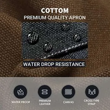 carrotez Adjustable Over sized Plus Size Canvas Apron with Pockets Men and Women Aprons