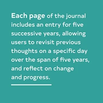 One Line A Day: A Five-Year Memory Book (5 Year Journal, Daily Journal, Yearly Journal, Memory Journal)