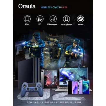 Oraula Wireless Controller for PS4 - Upgrade Your Gaming Experience!