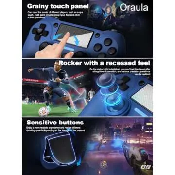 Oraula Wireless Controller for PS4 with Dual Vibration