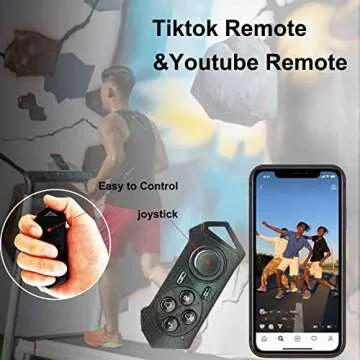 Bluetooth Page Turner Remote - Multi-Function Gadget for iPad