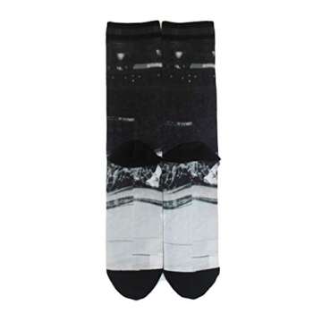 NBA Los Angeles Lakers Lebron James Mens Pop Crew Socks, Multicolor, Large