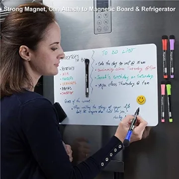 LivDeal Magnetic Dry Erase Markers - Safe, Vibrant, 8 Pack
