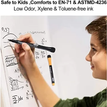 LivDeal Magnetic Dry Erase Markers - Safe, Vibrant, 8 Pack