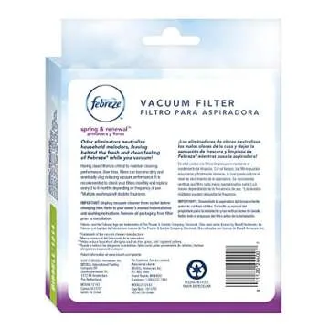BISSELL Febreze Style 1214 Cleanview & PowerGlide Pet Replacement Filter - Freshness and Cleanliness...