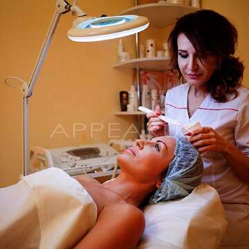 APPEARUS Facial Mask Silicone Mixing Bowl 6-PC Set - Professional Spa Face Mask Mixing Tool (White)