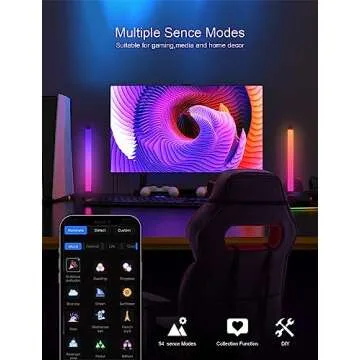 APPECK Smart RGB Light Bars for Immersive Gaming & Music