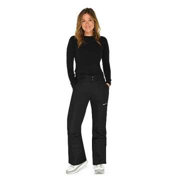 Arctix Women's Insulated Snow Pants, Black, 2X