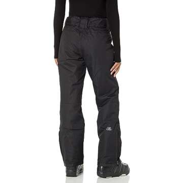 Arctix Women's Insulated Snow Pants, Black, 2X