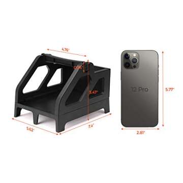 MUNBYN Thermal Label Holder - Dual Roll and Fan-Fold Capacity