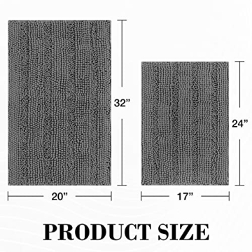 Ultra-Soft Thick Bathroom Rugs for Comfort and Safety