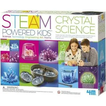 Deluxe Crystal Growing Kit for Kids - STEAM Fun