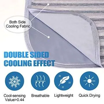 Ailemei Cooling Blanket for Hot Sleepers - Queen Size