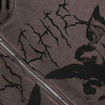 KOSUSANILL Y2k Zip Up Hoodie for Women Stylish Vintage