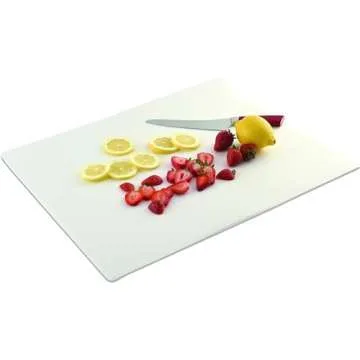 Flexible Plastic Cutting Board Mats set, Clear Kitchen Cutting Board Set of 2 Clear Mats