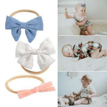 Baby Girl Headbands & Bows by MiiYoung - Cute Accessories