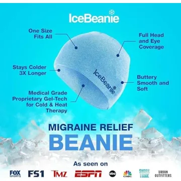 IceBeanie Migraine Relief Cap - Ultimate Cooling Comfort
