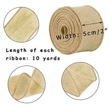 CHICHIC Perfect Fall Ribbon Set for Crafts and Decorations