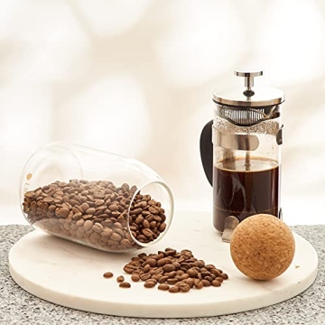 Stylish LILYFISH Glass Canisters Set for Kitchen Use