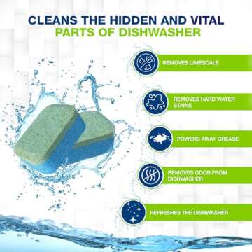 True Fresh Dishwasher Cleaner Tablets for Deep Cleaning & Freshness