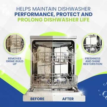True Fresh Dishwasher Cleaner Tablets for Deep Cleaning & Freshness